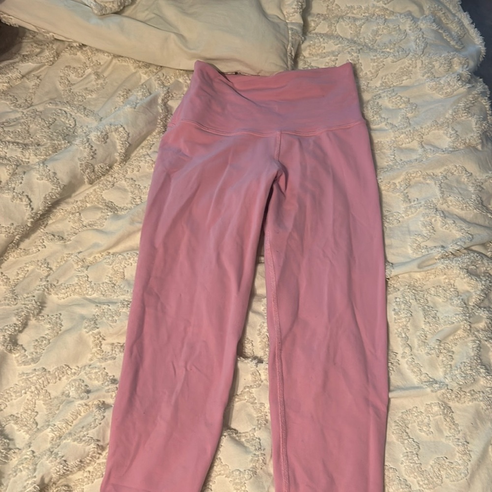Pink Alo leggings full length